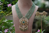 Polki Necklace Set  (4-8314)(B)