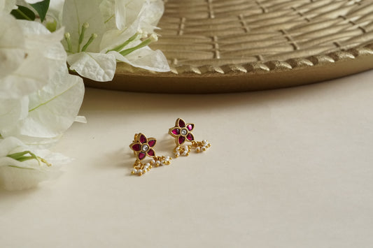 Small Kundan Studs (1-5368)(K)