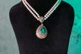 Polki Pendant Set(4-9359)(B)