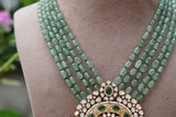 Polki Necklace Set  (4-8314)(B)