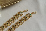 Mossainite polki Earchain(9-388)(K) - JEWELSTYLE