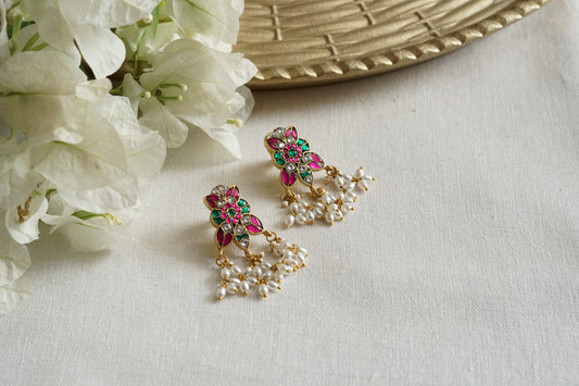 Kundan Earrings (1-5358)(K) - JEWELSTYLE