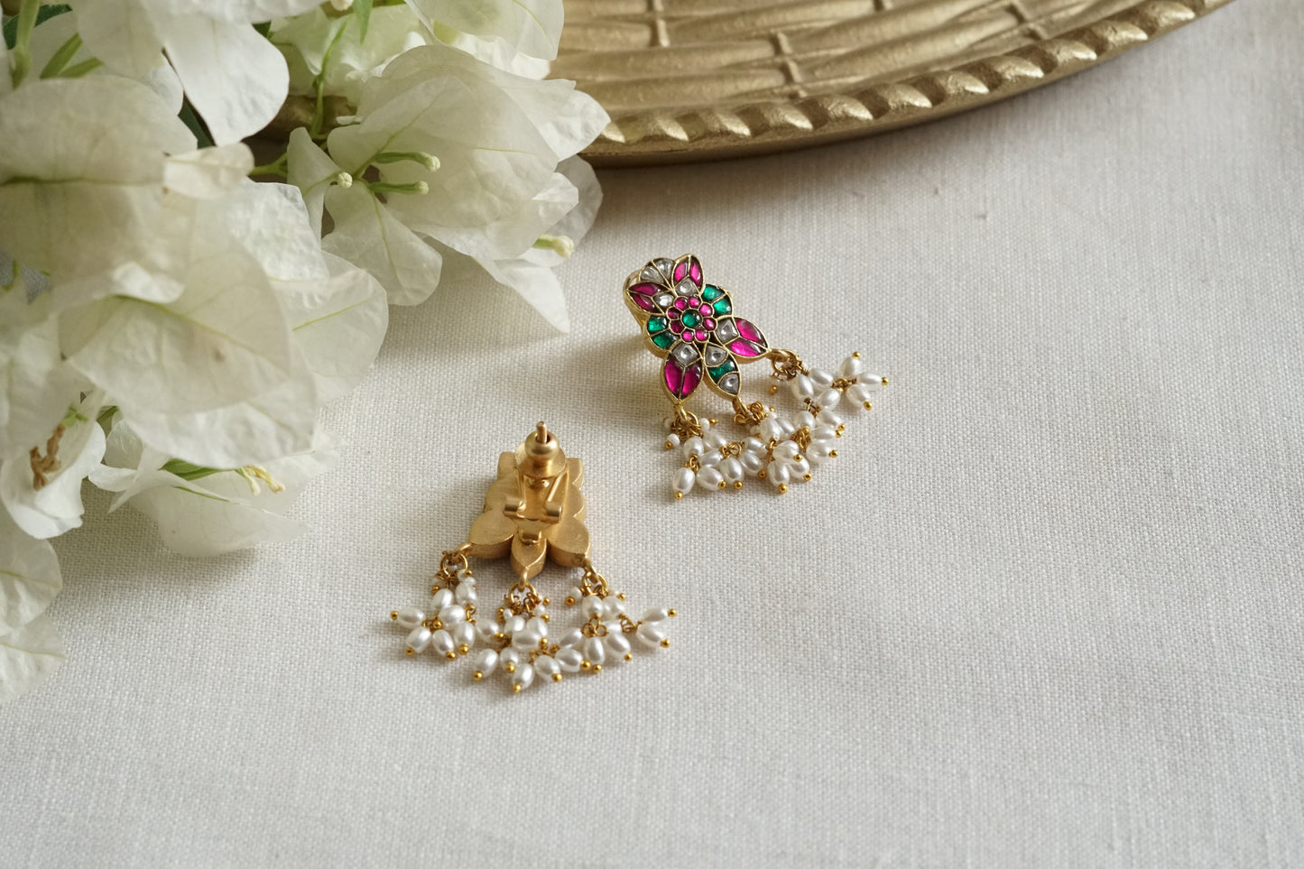 Kundan Earrings (1-5358)(K)
