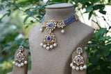 Polki choker set (4-7616)(B)