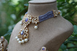 Polki choker set (4-7616)(B)