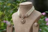 Polki Choker Set  (4-8317)(B)