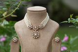 Polki Choker Set  (4-8317)(B)