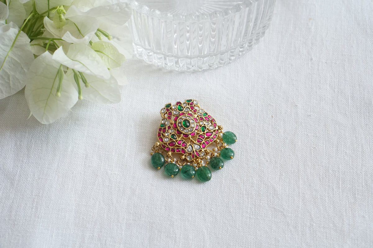 Kundan pendant (4-9649)(K)