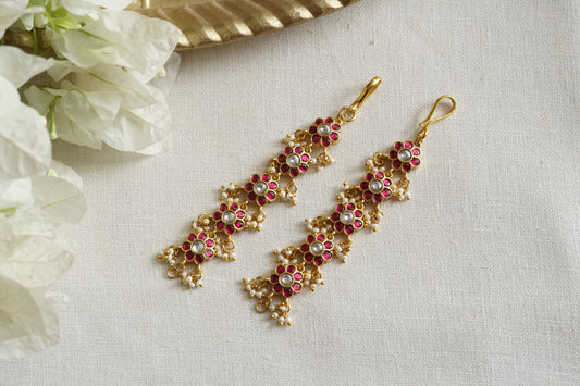 Kundan Earchain(9-389)(K) - JEWELSTYLE