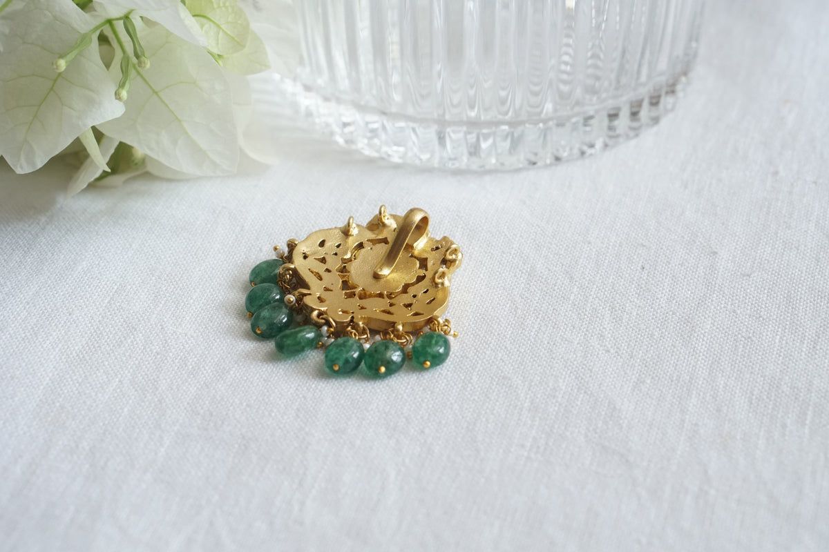 Kundan pendant (4-9649)(K)