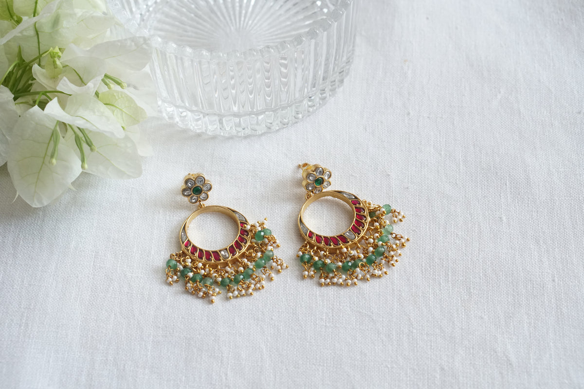 Kundan Earring (1-5561)(K)