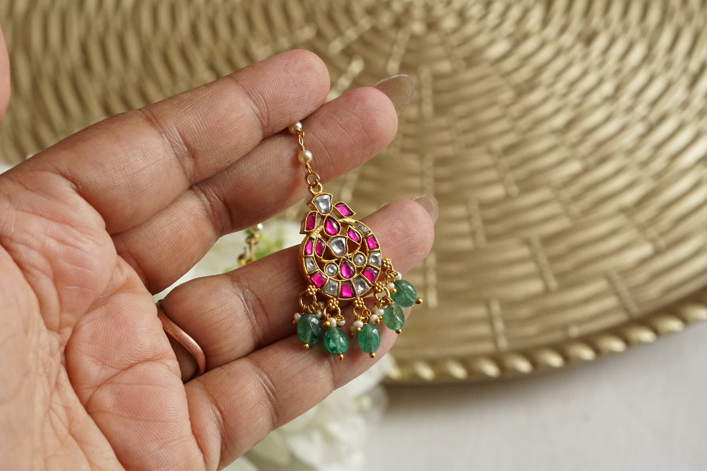 Kundan Maangtikka (5-1742)(K)