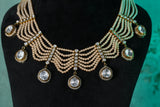 Polki Necklace Set(4-9361)(B)
