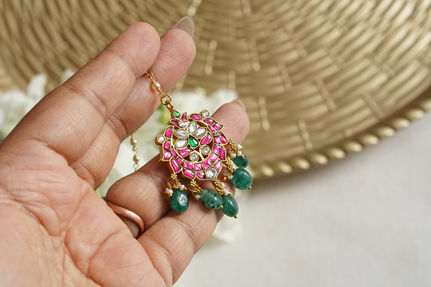 Kundan Maangtikka (5-1744)(K)