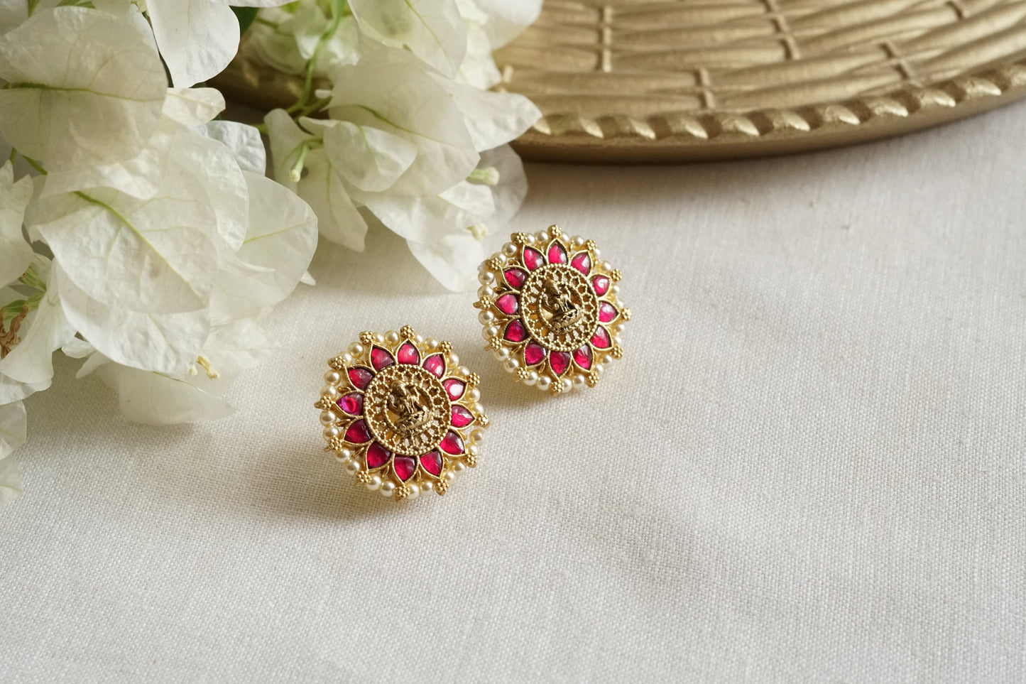Kundan Studs (1-5365)(K)