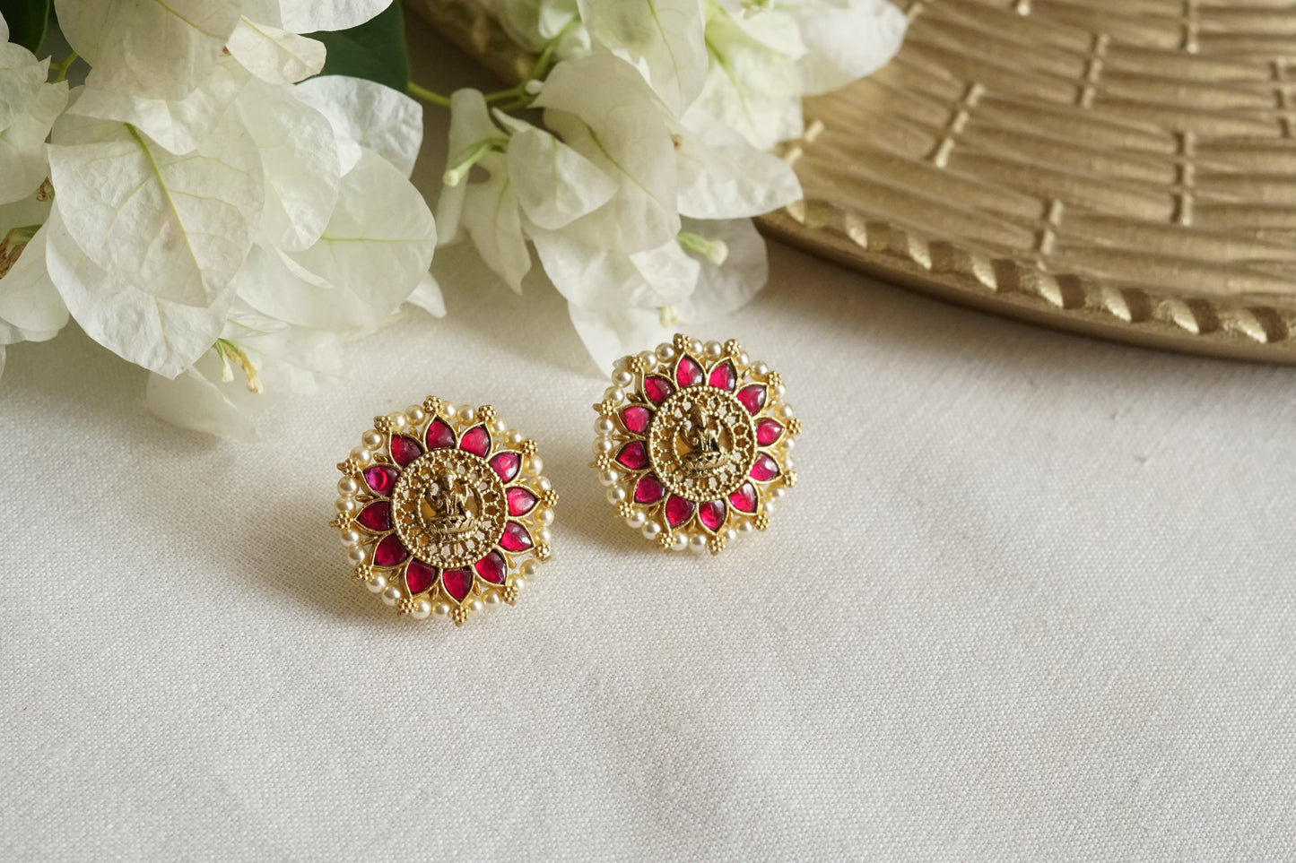 Kundan Studs (1-5365)(K)