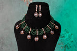 Polki Necklace Set(4-9363)(B)