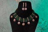 Polki Necklace Set(4-9363)(B)