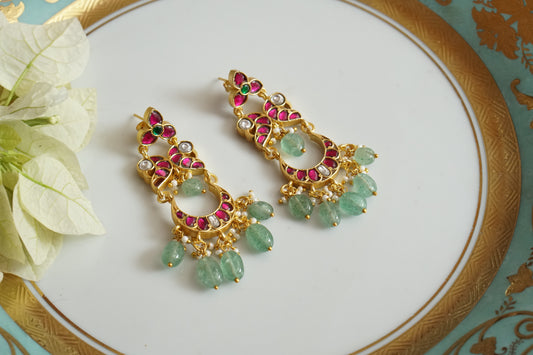 Kundan Earrings (1-4776)(K)(already discounted) - JEWELSTYLE