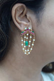 kundan earring (1-3003)(AK)