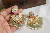Kundan Earrings (1-4775)(K)(already discounted)