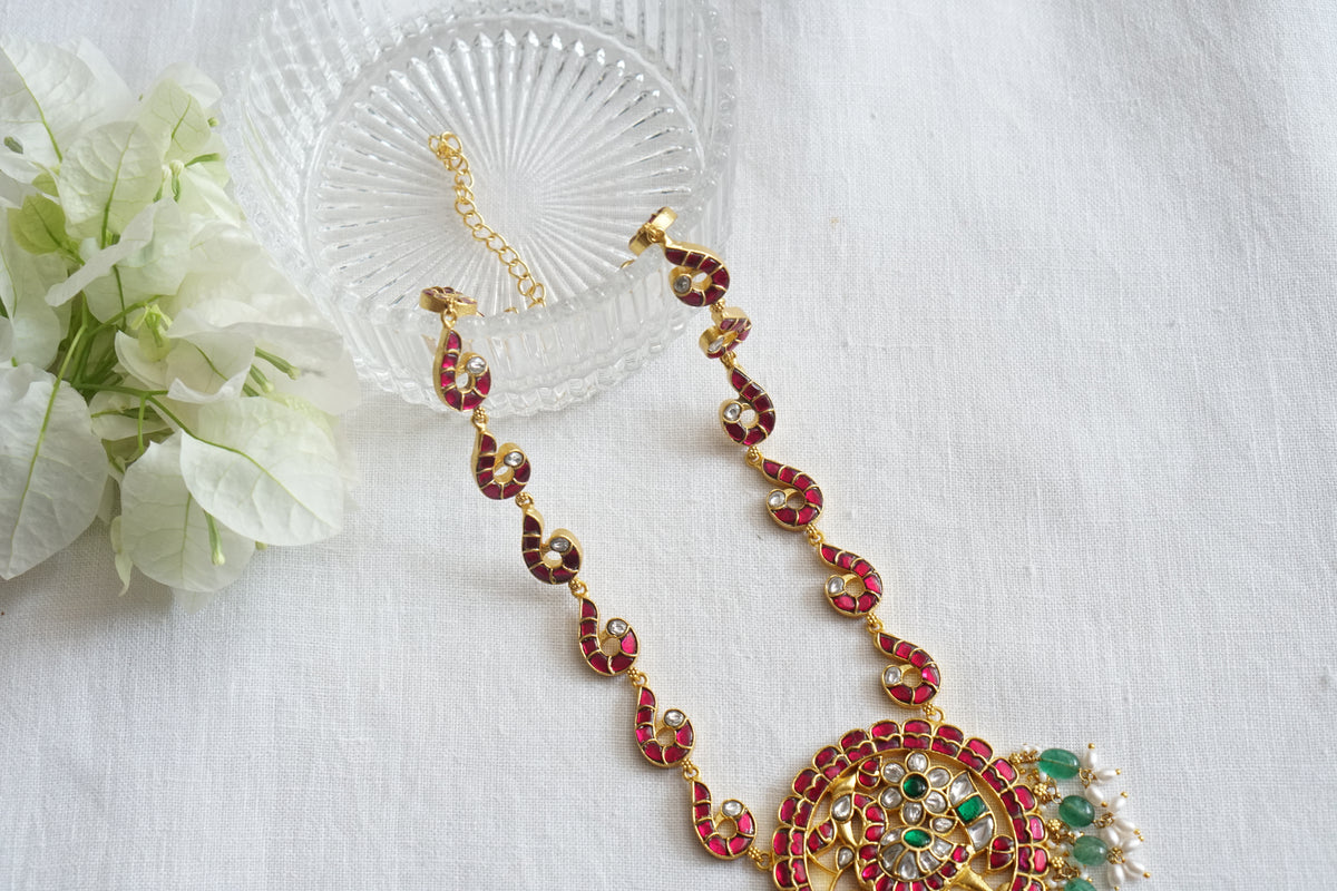 Kundan  Necklace (4-9647)(K)