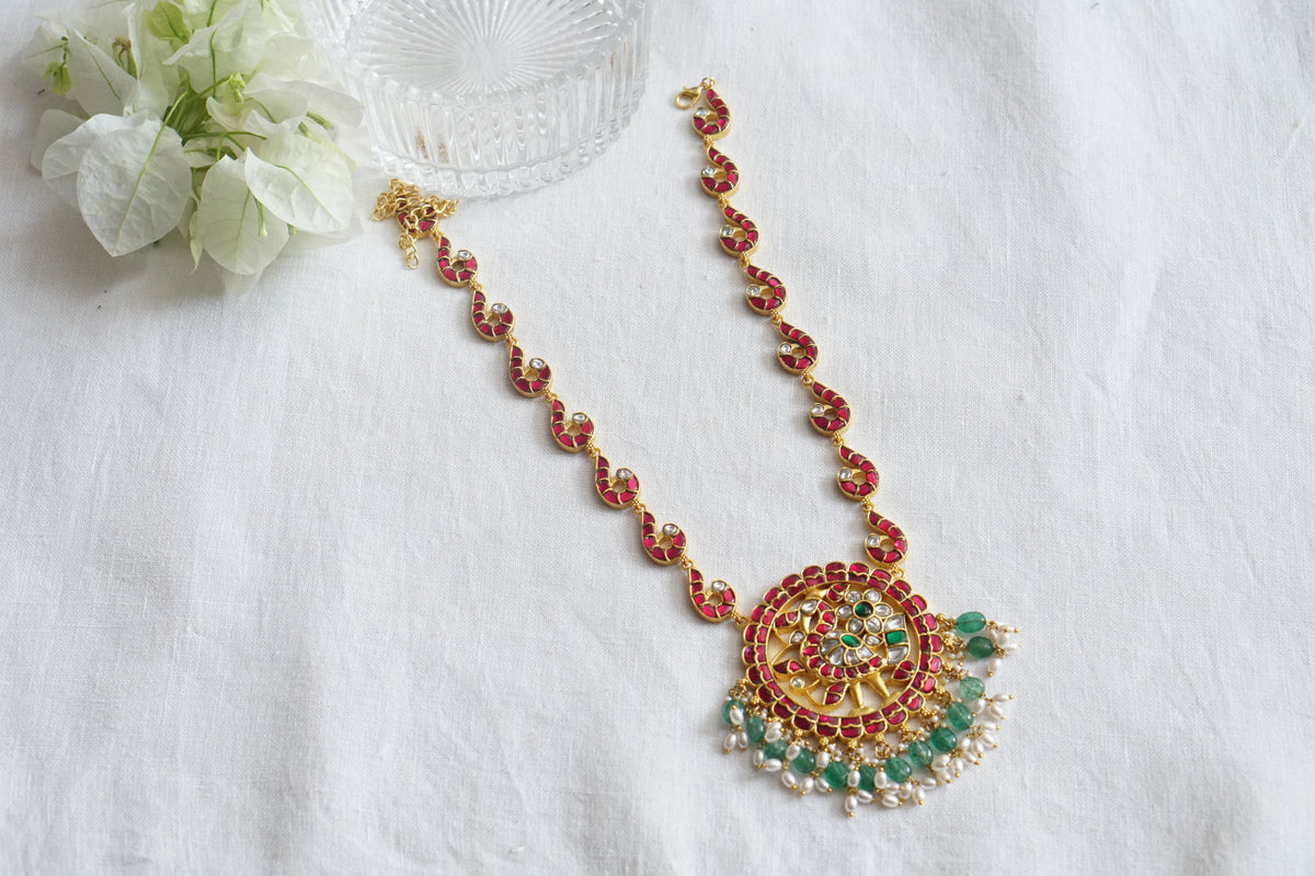 Kundan  Necklace (4-9647)(K)