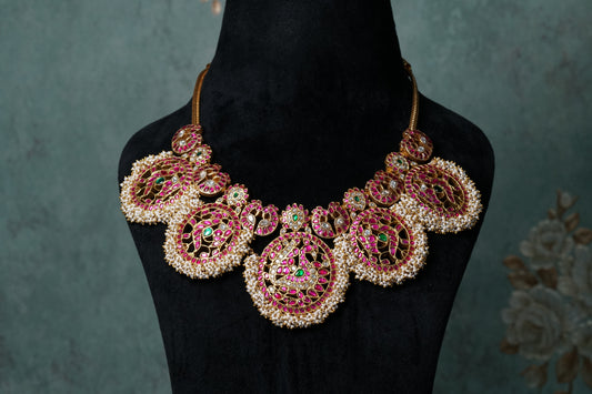 Kundan Necklace Set  (4-8318)(U)