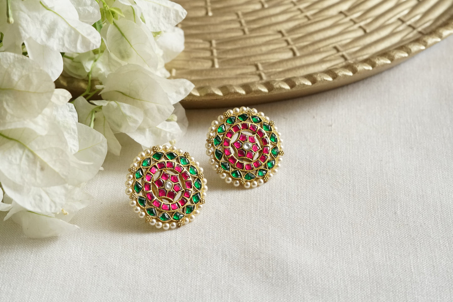 Kundan Studs (1-5362)(K)
