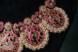 Kundan Necklace Set  (4-8318)(U)