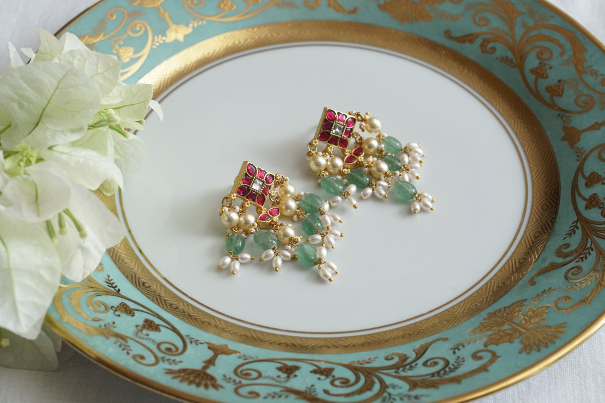 Kundan Earring (1-5560)(K)