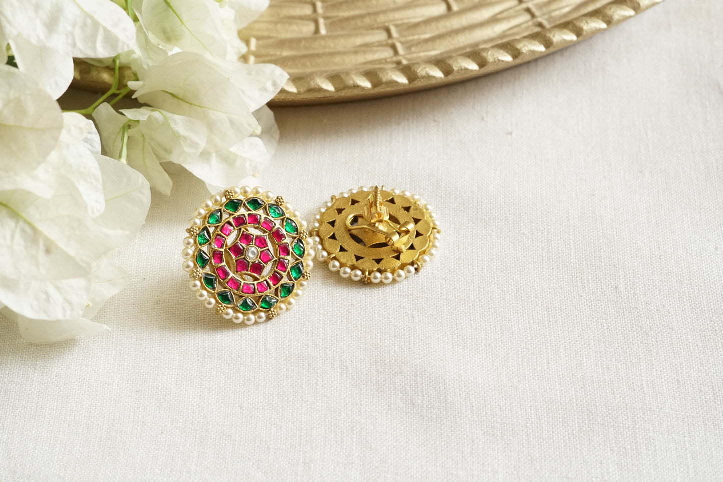Kundan Studs (1-5362)(K)