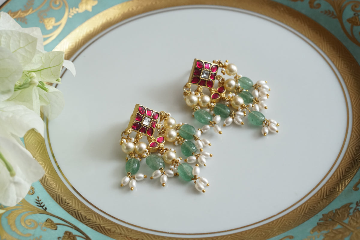 Kundan Earring (1-5560)(K)