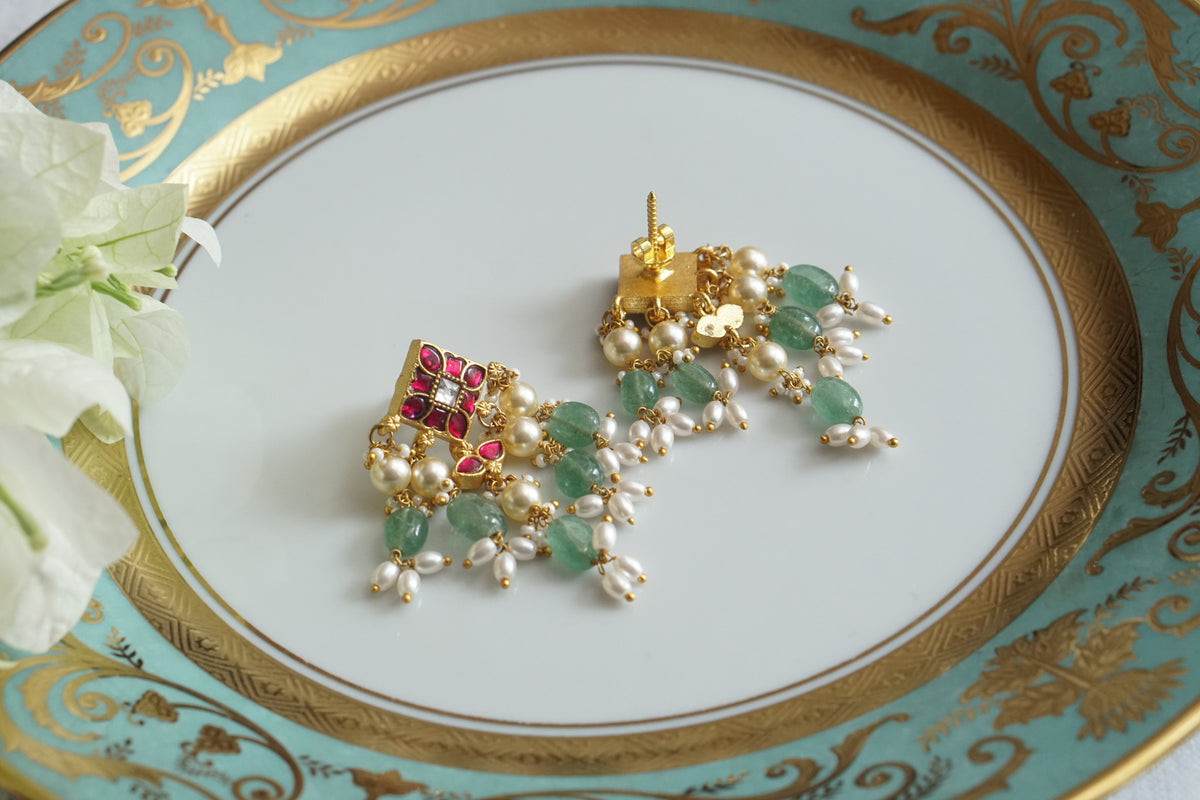 Kundan Earring (1-5560)(K)