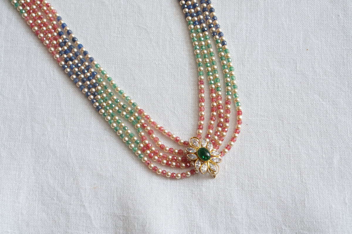 Kundan  Necklace (4-9648)(K)