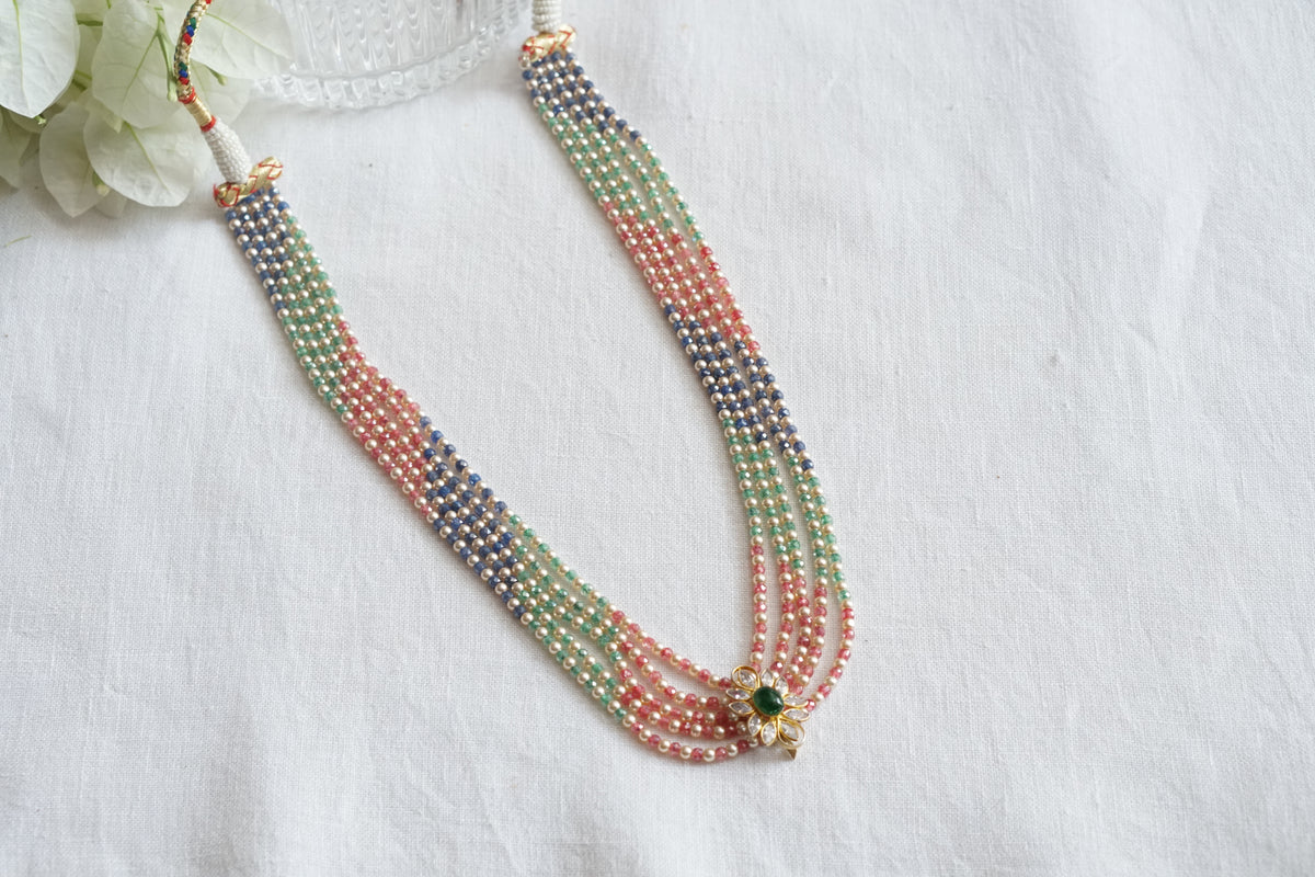 Kundan  Necklace (4-9648)(K)