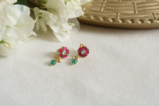 Small Kundan Studs (1-5369)(K)