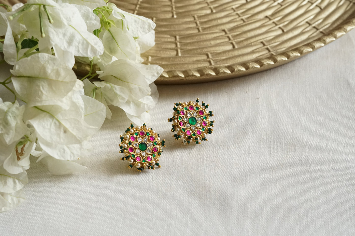 Kundan Studs (1-5366)(K)