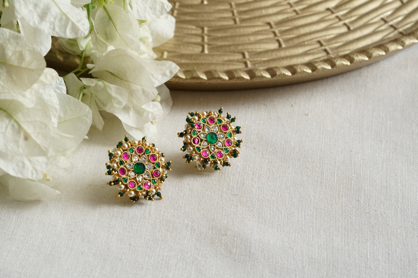 Kundan Studs (1-5366)(K)