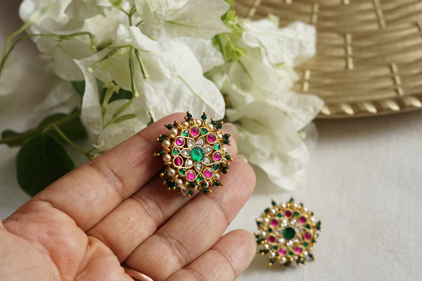 Kundan Studs (1-5366)(K)