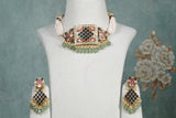 Polki choker set (4-8328)(B)