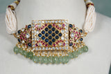 Polki choker set (4-8328)(B)