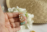Mossainite Polki Studs (1-5361)(K) - JEWELSTYLE