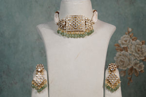 Polki choker set (4-8327)(B)