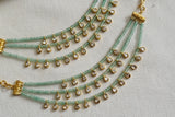 Mossainite polki Earchain(9-387)(K) - JEWELSTYLE