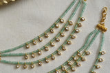 Mossainite polki Earchain(9-386)(K) - JEWELSTYLE