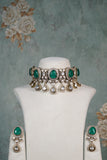 Polki choker set (4-8326)(B)