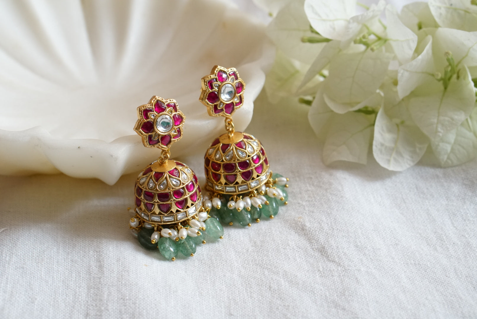 Kundan Jhumki (1-3984)(R) - JEWELSTYLE
