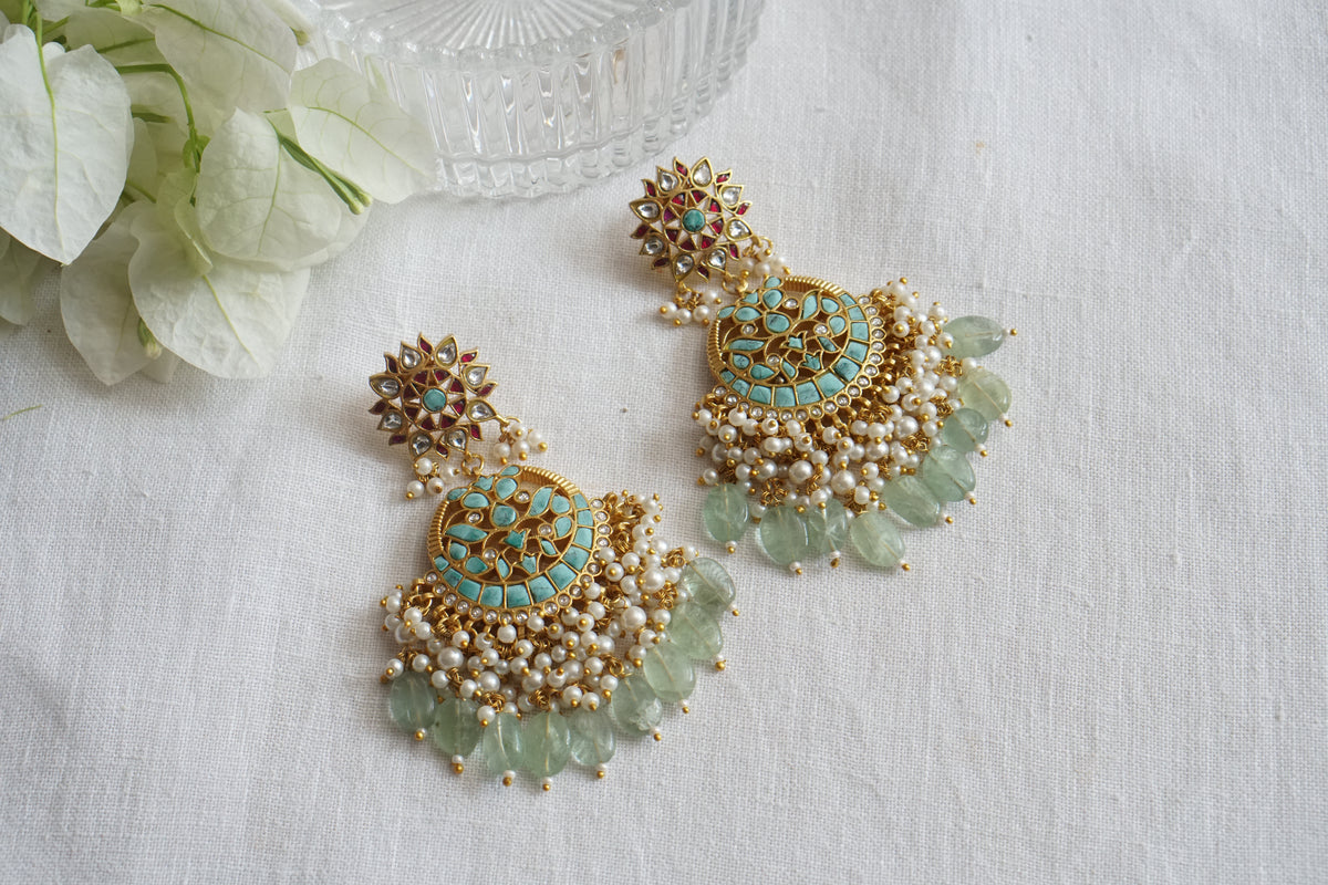Kundan Earrings (1-5565)(A)