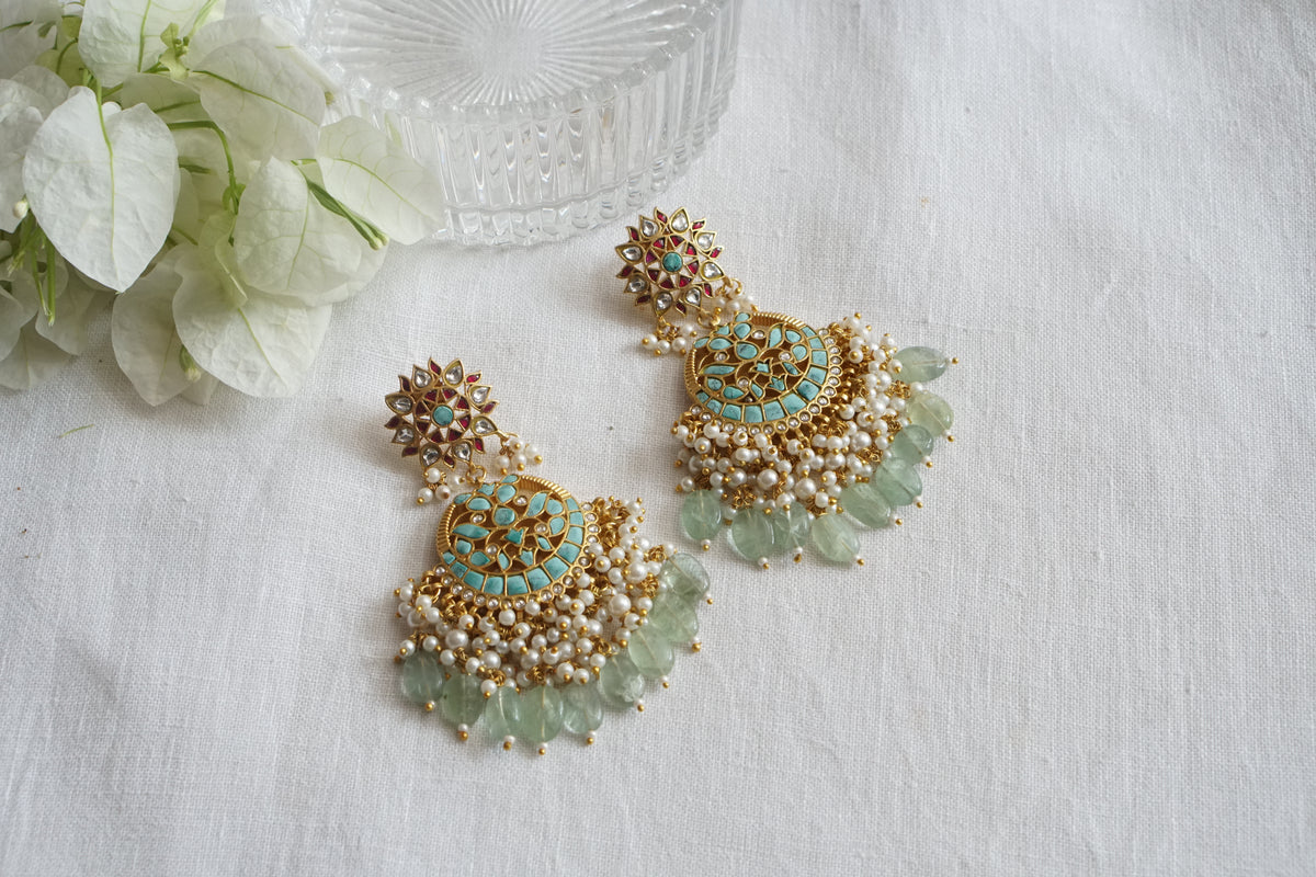 Kundan Earrings (1-5565)(A)